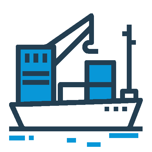 Cargo ship for logistic service