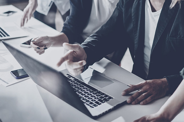 People offer digital advice in the Supernova start-up incubator