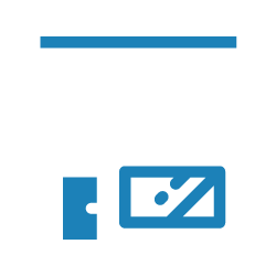 Icona di un negozio stilizzato